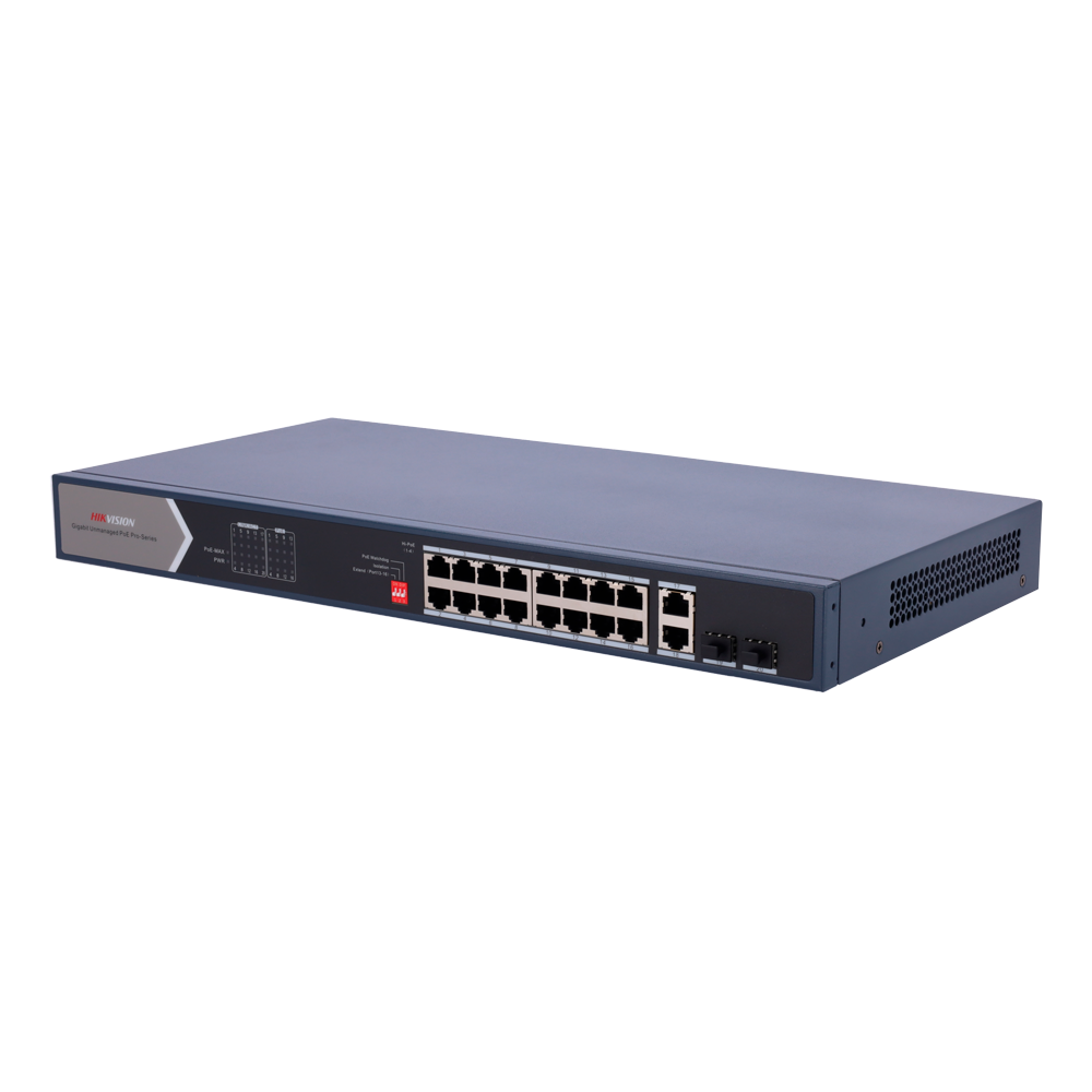 Hikvision DS-3E0520HP-E 16-Port Giga Hi-PoE Managed Switch