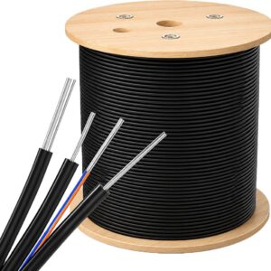 כבל דרופ אופטי, מוכן עם 2 מחברי LC APC Simplex בשני צידי הכבל, מעטה PVC משוריין ועם שרוול משיכה יחודי להשחלות. 45M