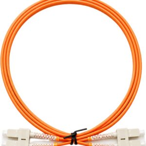 מגשר אופ' SC-D/SC-D OM2 MM Duplex כתום 3מ'