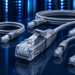 כבל רשת מגשר FTP CAT6A אפור 5מ'