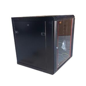 ארון תקשורת 15U בגודל 500*600 שחור