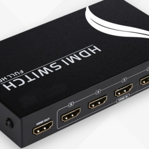 קופסת מיתוג HDMI 5:1 תומכת 2K , 4K@30HZ