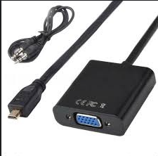 ממיר VGA ל HDMI תומך רזולוציה עד 1080P