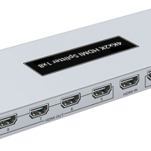 מפצל מגביר HDMI 1:8 תומך 4K@30Hz