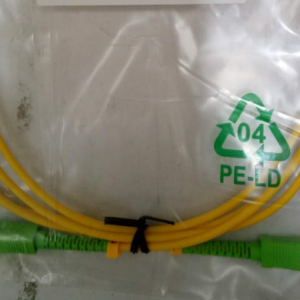 מגשר אופ' SC-APC/SC-APC OS2 SM Simplex G657A2 צהוב0.5מ'