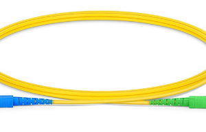 מגשר אופ' SC-APC/SC-UPC OS2 SM Simplex G657A2 צהוב1מ'