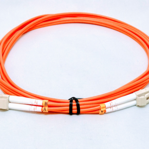 מגשר אופ' LC-D/LC-D OM2 MM Duplex כתום 2מ'