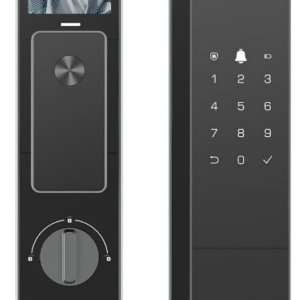 מנעול חכם EZVIZ CS-DL50FVS — זיהוי פנים, מצלמת דלת, מסך 4 אינץ׳