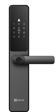 מנעול חכם EZVIZ DL05 — 6 שיטות נעילה, ניהול משתמשים, שלט רחוק