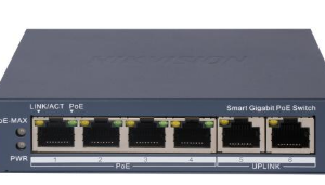 מתג POE CCTV מנוהל בענן 6 פורט | DS-3E1506P-EI