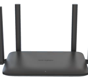 נתב אלחוטי הכולל 4 פורטים גיגה, תומך WIFI6 AX1500 1.5Gbps מקצבי שידור WIFI מנוהל באפליקצייה